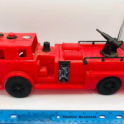 Vintage Parks Plastics Fire Truck