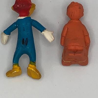 Vintage Christopher Robin and Woody Woodpecker Figures