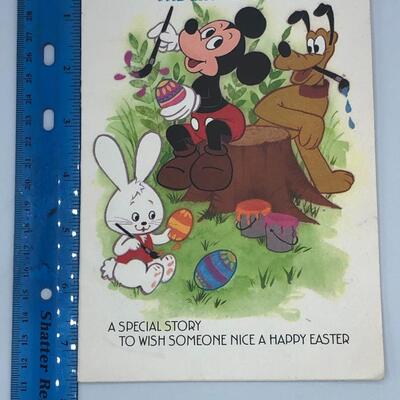 Vintage Hallmark Mikey Mouse Easter Card