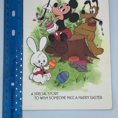 Vintage Hallmark Mikey Mouse Easter Card