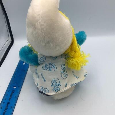Vintage Stuffed Smurfette