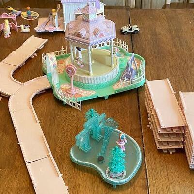 Vintage Magic Key Mansion Precious Places Fisher Price with Accessories, Keys, Family Figures, Chapel and Ice Rink