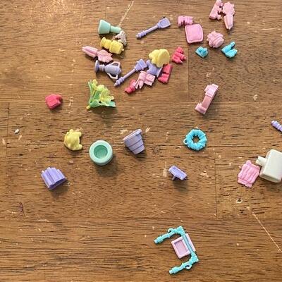 Vintage Magic Key Mansion Precious Places Fisher Price with Accessories, Keys, Family Figures, Chapel and Ice Rink