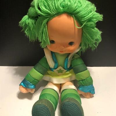 Vintage Rainbow Brite Green Doll - Patty O'Green - 10" WITH Dress