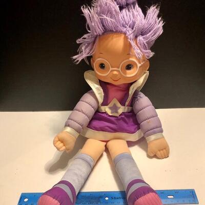 Vintage 1983 Hallmark Rainbow Brite Large Shy Violet Plush Doll