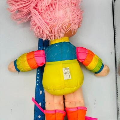 VINTAGE 1983 HALLMARK RAINBOW BRITE PINK HAIR PLUSH STUFFED GIRL DOLL TOY