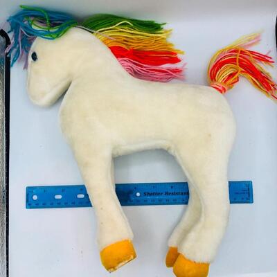 Vintage Mattel Starlite Rainbow Brite Plush Horse Original Hallmark 1983