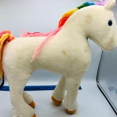 Vintage Mattel Starlite Rainbow Brite Plush Horse Original Hallmark 1983