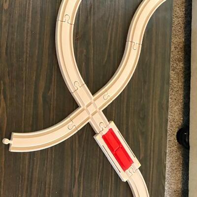 Wooden Rail Road Tracks