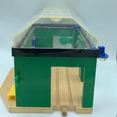 Vintage Wooden Train Station