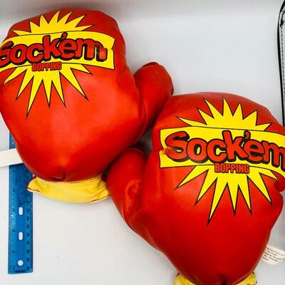 Vintage Rock Sockâ€em Bopping Boxing Gloves