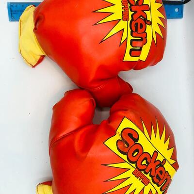 Vintage Rock Sockâ€em Bopping Boxing Gloves