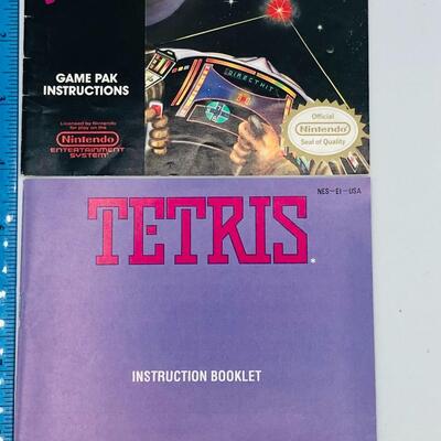 Vintage Nintendo NES Game Inserts