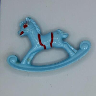 Vintage 1950s Horse Rattle