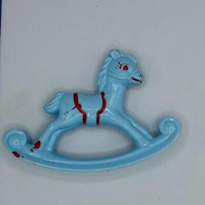 Vintage 1950s Horse Rattle