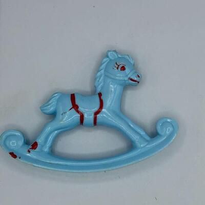 Vintage 1950s Horse Rattle