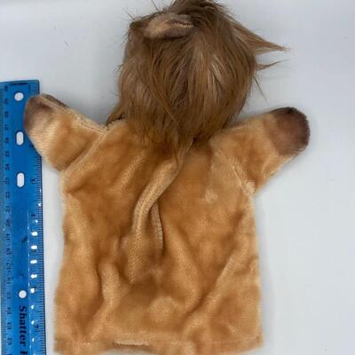 Vintage Mohair Lion Hand Puppet Plush Toy Steiff EUC Rare!