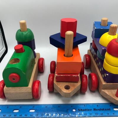 Jumbo Wooden Stacking Train - Classic