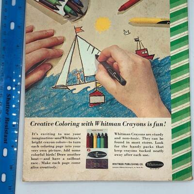 Vintage 1966 Ballerina Coloring Book