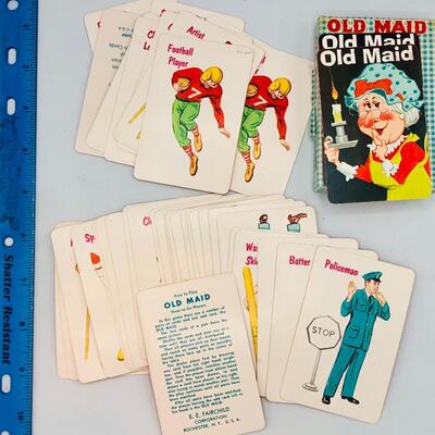 Vintage Old Maid Card Game