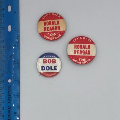 Vintage Political Pins