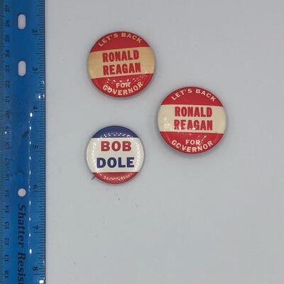 Vintage Political Pins