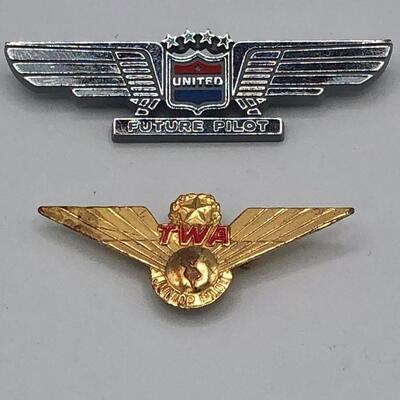 Vintage Junior Airline Pilot Pins