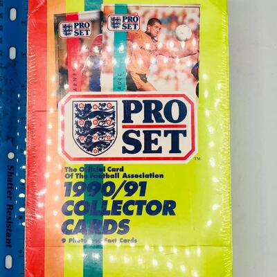 Unopened 1990/91 Flair Pro Set Soccer Cards