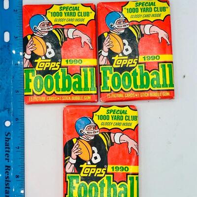 Unopened 1990 Topps Football Cards