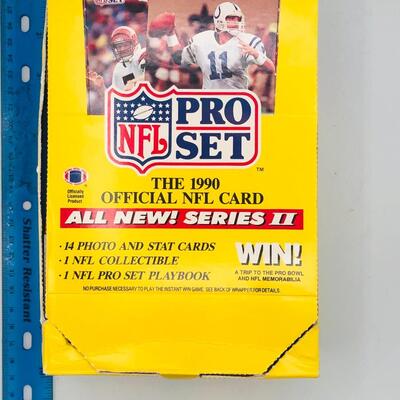 Opened 1990 Pro Set Football Cards