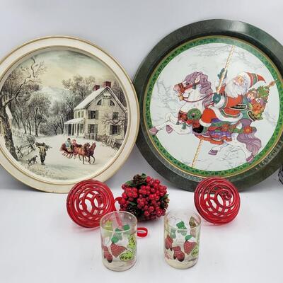 7 Pc vintage holiday Lot