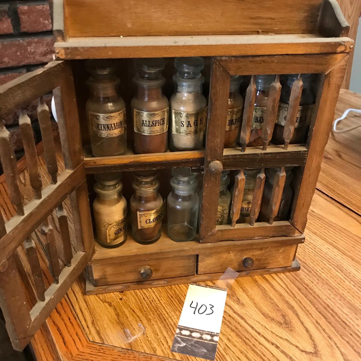 Vintage Spice Rack EstateSales