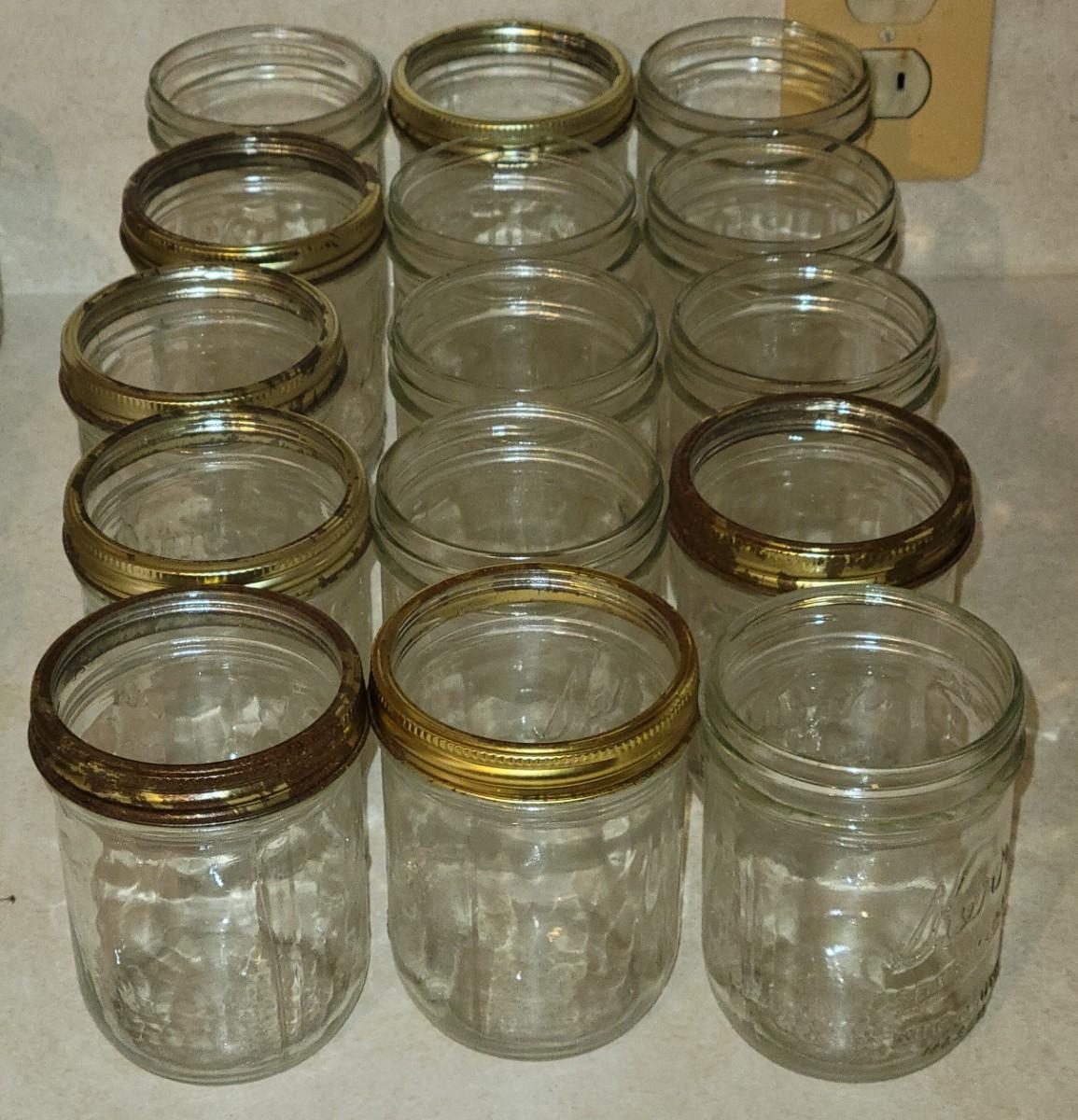 PINT CANNING JARS