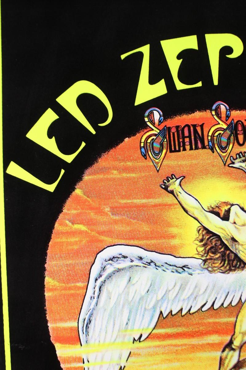 Framed Led Zeppelin Swan Song Myth Gem Bravado Classic Felt