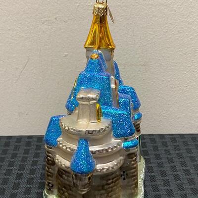 Cinderella's Castle Mercury Glass Christmas Ornament Holiday Decor
