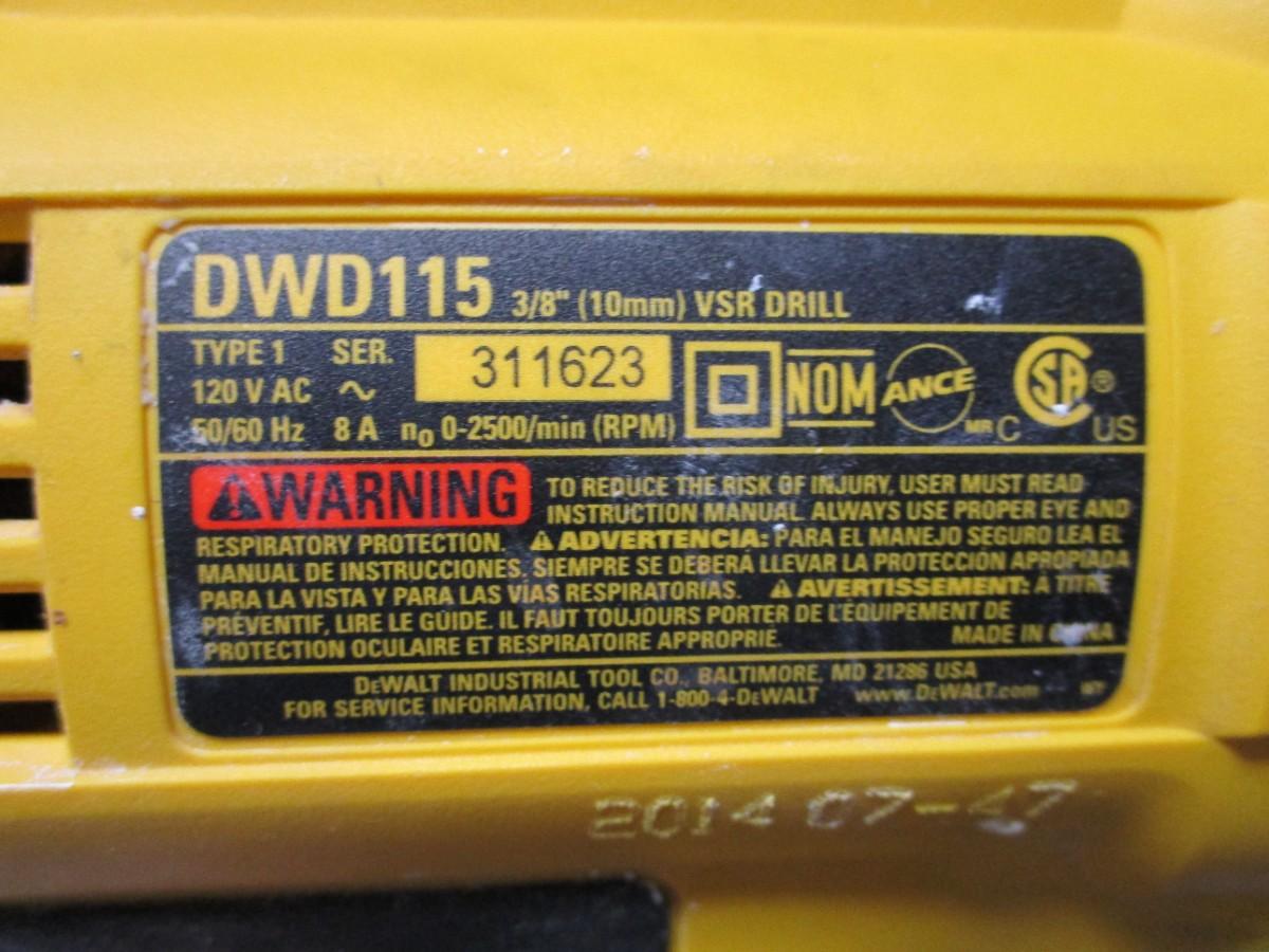 Dewalt DWD115 VSR Drill 3/8"