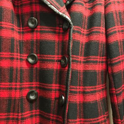 Plaid Black & Red ~ Vintage Guess ~ Christmas ~ Steam punk