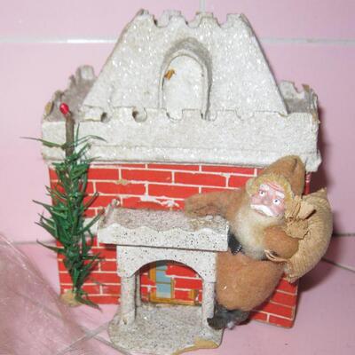MS Antique Christmas Decorations Ornaments Santa Snowman Angels Chinese Lantern Angel Hair