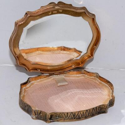 STERLING SILVER - POWDER COMPACT