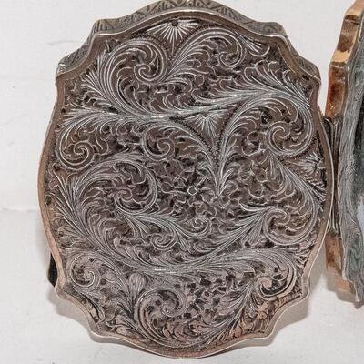 STERLING SILVER - POWDER COMPACT