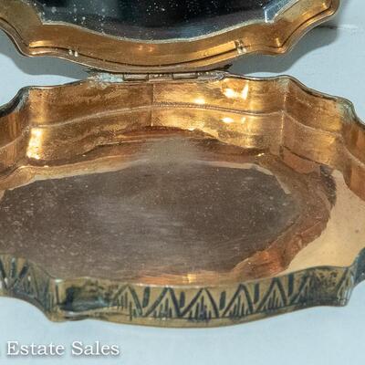 STERLING SILVER - POWDER COMPACT