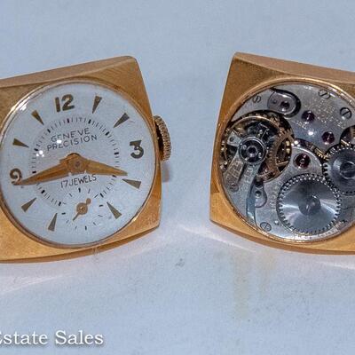 RARE - GENEVE WATCH / WATCHWORKS CUFFLINKS