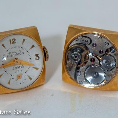 RARE - GENEVE WATCH / WATCHWORKS CUFFLINKS