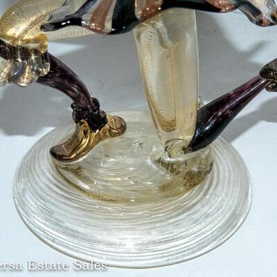 MURANO / VENETIAN FIGURAL CANDLE STICK