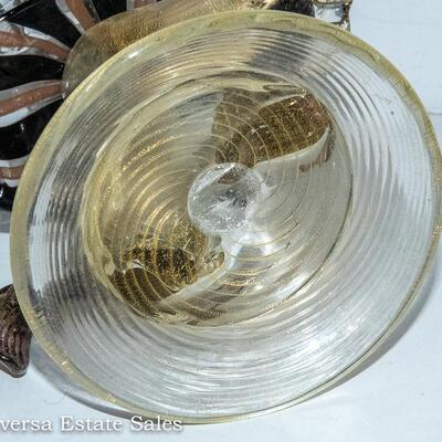 MURANO / VENETIAN FIGURAL CANDLE STICK