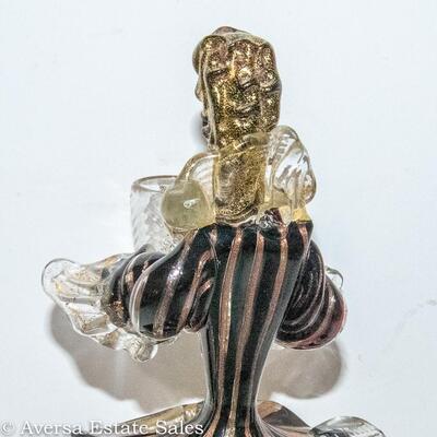 MURANO / VENETIAN FIGURAL CANDLE STICK