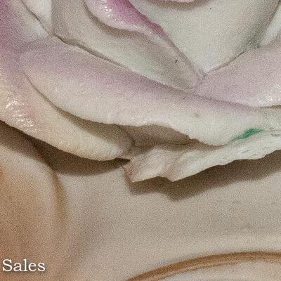 PAIR - CERAMIC CHERUB WALL SCONCES