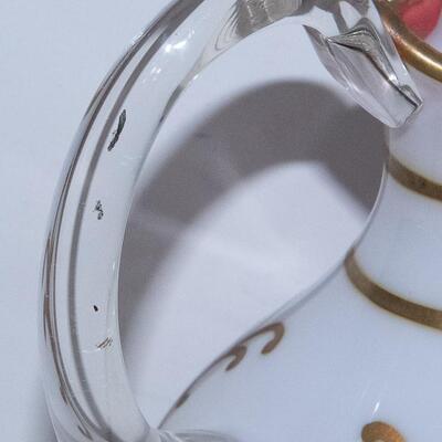 VINTAGE BOHEMIAN GLASS - "CUT TO CLEAR" CRUET