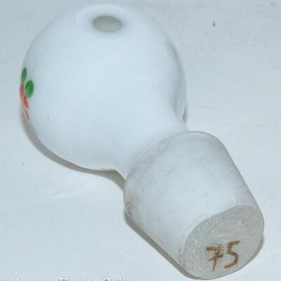 VINTAGE BOHEMIAN GLASS - "CUT TO CLEAR" CRUET