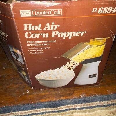 Vintage hot air corn popper